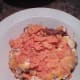 Step 7: Just before serving, add the remaining half of the crushed Doritos on top