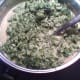 Stirring in broccoli