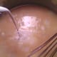 Whisking in half and half