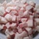 Place cubed rolls in large bowl