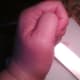Prep Work: Smashing the garlic clove with the side of a knife to remove papery sheath.