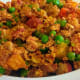 Spicy scrambled eggs