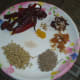 ingredients for the colocasia rolls