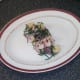 King prawn, samphire and pineapple salad is plated