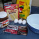 Just a few ingredients are needed to make these muffins.