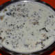 Bitter gourd curry or bitter gourd raita.