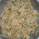 The cabbage fritter mixture