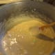 Melting the butter and marshmallows.