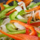 Chopped vegetables