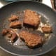 The bread was also very hard to keep together. This is a messy dish to make. But the small broken pieces taste just as good as the whole pieces.