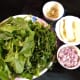 Ingredients kept ready