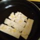 sauteing paneer strips
