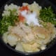 The mix without peas.