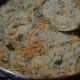 Roasted semolina mixed with other ingredients.