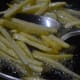 Fry the potatoes a second time.