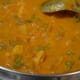 Curry in progress.