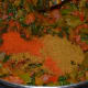 Add the spice powder and red chili powder.