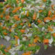 chopped vegetables added