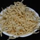 Step one: Prepare the fried noodles.