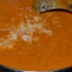 Step eight: Add ground paste. After cooking for 4-5 minutes, add fresh cream.