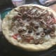 Right before it goes into the oven.