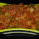 Step six: Potato, tomato, and capsicum spicy dry curry is ready to serve.