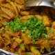 Add the chopped coriander.