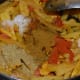 Add all the spice powders, and salt. Mix well.