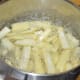 Pre-cook the baby corn in salt water for 5 minutes.