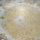 Step six: Let the rice boil for 3 minutes