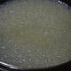 Step 5: The sugar should melt, and sago will become loose.
