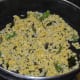 Step three: Add soaked mung bean and some salt.
