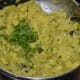 Step seven: Add lemon juice and chopped coriander leaves.