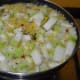 Step five: Add chopped bottle gourd.