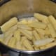 Step three: Parboil baby corn.