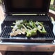 13. Place on the 400°F grill. I grilled each side for about 8 minutes. You may want to go longer or use less time depending on the grill or how cooked you like your vegetables.