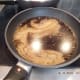 4. Combine the arrowroot or cornstarch with cold water and then whisk together into the heated sauce pan.