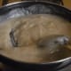 Step 2: Stir-cook the cashew paste in a non-stick pan.