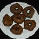 Step three: Make vadas/fritters with a hole in the center.