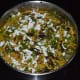 Step 8: Spread the grated coconut and chopped coriander leaves on the top. Cut into desired shapes and sizes.