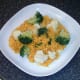 Turmeric rice with broccoli and cauliflower