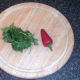 Coriander leaf and chilli