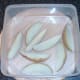 Cooled wedges ready for the fridge