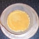 Batter is poured in to hot oil