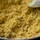 Step two: Saute gram flour in ghee for 4-5 minutes on low fire.