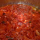Step seven: Cover the cooker lid and cook up to 3 whistles. Simmer for 2-3 minutes. Turn off the fire.