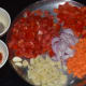 Step two: Chop vegetables as per instructions.