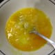 break eggs into bowl and stir