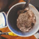 In a mug, mix all the dry ingredients.