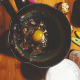 I changed to another mug just because I like the shape of it. Add all the wet ingredients and stir them well.